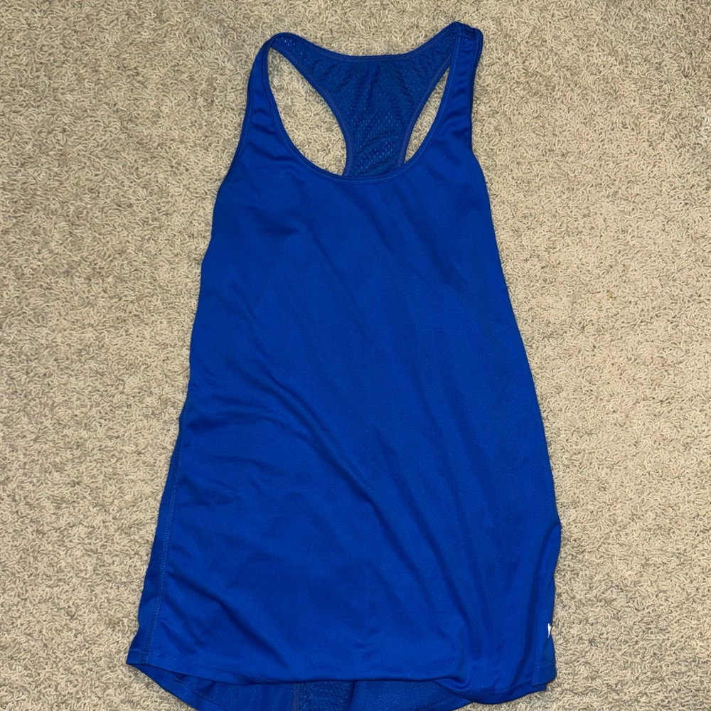 Danskin Vibrant Blue Racerback Tank Top